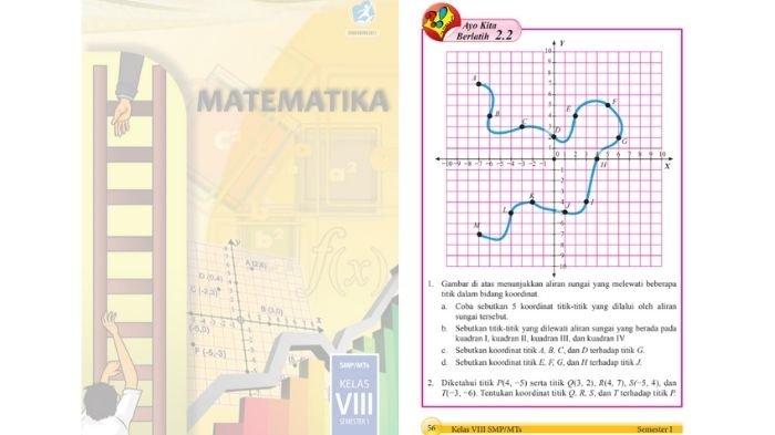 Soal Matematika kelas 8 SMP halaman 56, cek kunci jawabannya