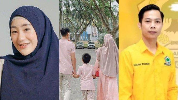 LARISSA CHOU MENIKAH - Ikram Rosadi (paling kanan) diduga sosok pria misterius di unggahan Larissa Chou (tengah). Kini beredar foto-fotonya di media sosial TikTok.