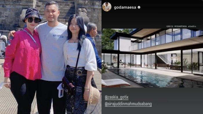 Penampakan hunian baru pedangdut Zaskia Gotik di IKN Nusantara, Kalimantan Timur.