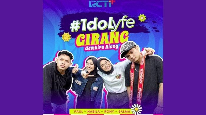 IdoLyfe sore ini bersama Rony, Nabila, Salma, Paul, akses live streaming RCTI untuk menontonnya.