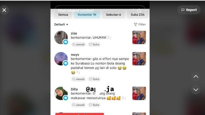 Istri Pratama Arhan, Azizah Salsha terlihat menggoda Fuji dan Asnawi dengan meninggalkan komentar di sebuah unggahan video akun @apaaja.