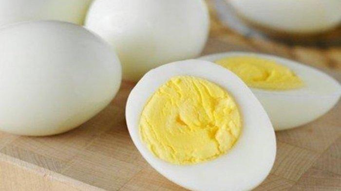 Ilustrasi telur rebus.
