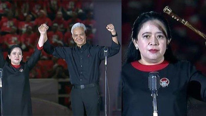 CAWAPRES GANJAR PRANOWO - Puan Maharani angkat tongkat komando Bung Karno.