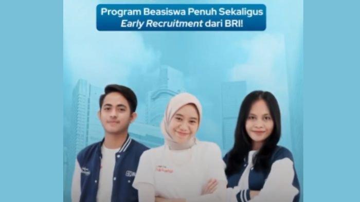 Beasiswa BRI 2023 dibuka untuk mahasiswa aktif jenjang S1 semester 5-7.