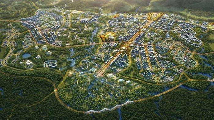 Ilustrasi IKN. Jadi tulang punggung transportasi publik di IKN Nusantara, bus tanpa awak bakal hadir pada tahun 2025.