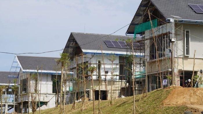 Penampakan pembangunan Rumah Jabatan Menteri di IKN Nusantara.