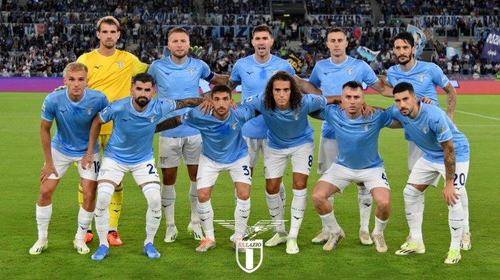 Susunan pemain utama Lazio saat melawan Monza dalam pekan kelima Liga Italia Serie A di Stadion Olimpico Roma, Minggu (24/9/2023).