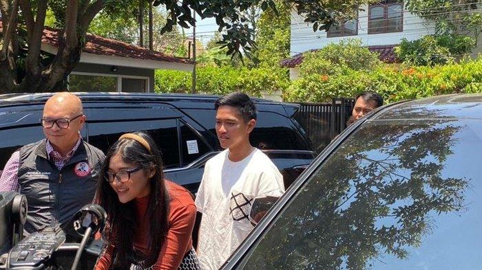 Ketua Umum PSI Kaesang Pangarep di markas Arus Bawah Jokowi Cilandak, Jakarta Selatan, Kamis (28/9/2023).
