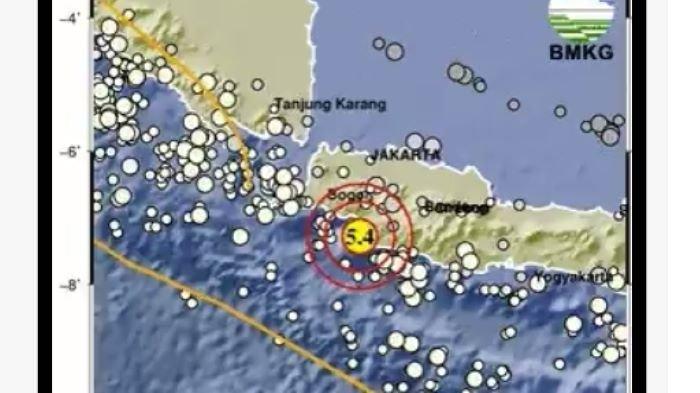 GEMPA TERKINI SUKABUMI - Inilah info BMKG gempa terkiniSukabumi hari ini dan pusat gempa 2 menit yang lalu Jawa Barat.