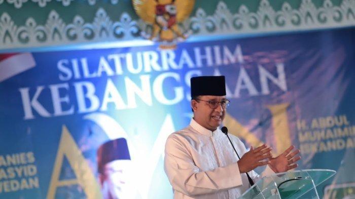 Anies Baswedan dan Muhaimin Iskandar (AMIN) bersilaturahmi dengan para Kyai, Ulama, Habaib dan Satri se Malang Raya di Pondok Pesantren Salaf Al-Qur’an Asy-Syadzili pimpinan Kyai Abdul Mun'im Syadzili, Minggu(8/10) - NasDem menyomasi LSI Denny JA karena keberatan dengan hasil survei mereka yang menunjukkan elektabilitas Anies di Sumatera Utara hanya 5 persen