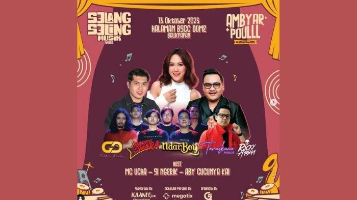 Konser Balikpapan besok di BSCC Dome, ada Happy Asmara, Delva Irawan, Ndarboy Genk, Teraskaca, Ricky Arhsa