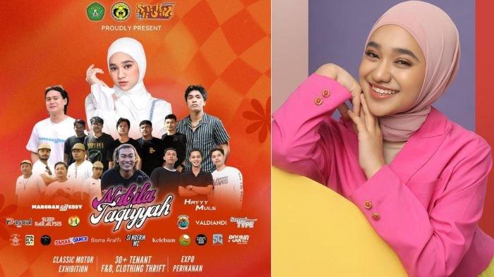 Nabila Taqiyyah bakal konser di Samarinda hari ini, Minggu (15/10/23) pada event Skrobazfpikunmul.