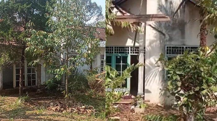 Deretan rumah kosong Kelurahan Cepoko, Kecamatan Gunungpati, Kota Semarang, yang viral disebut sebagai 'kampung mati', Sabtu (14/10/2023).