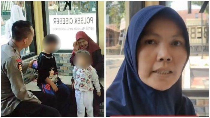 (Kiri) Tangkap layar video viral anak laporkan ibunya ke polisi gara-gara tak diberi uang dan (Kanan) Anik, ibu MR saat meminta warganet jangan lagi mem-bully anaknya.
