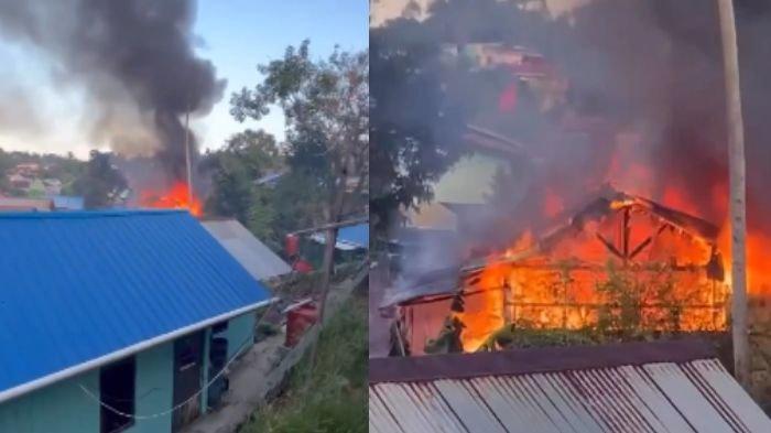 Telah terjadi kebakaran di kawasan Gunung Empat, Balikpapan pada Rabu (25/10/2023).