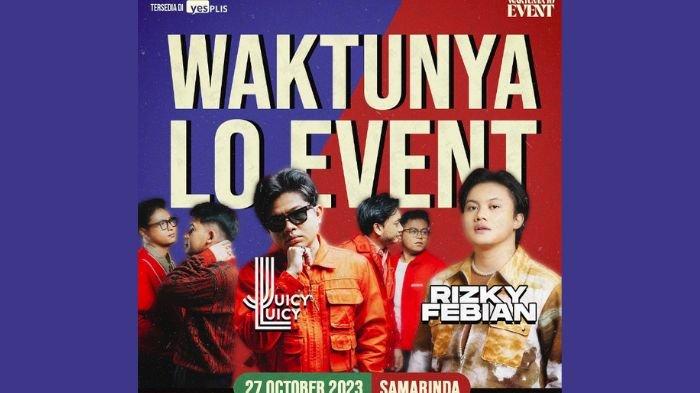 Rizky Febian dan Juicy Luicy bakal hadir di konser Samarinda besok, Jumat (27/10/23).
