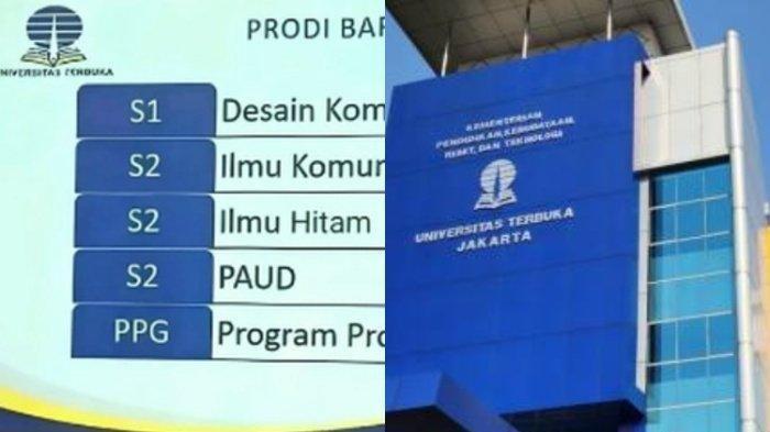 Viral Universitas Terbuka buka prodi S2 Ilmu Hitam, begini kata pihak kampus
