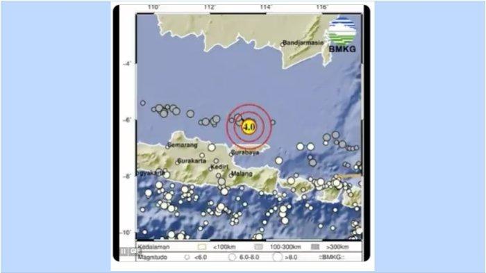 Gempa bumi magnitudo 5.0 di Sumenep Jawa Timur