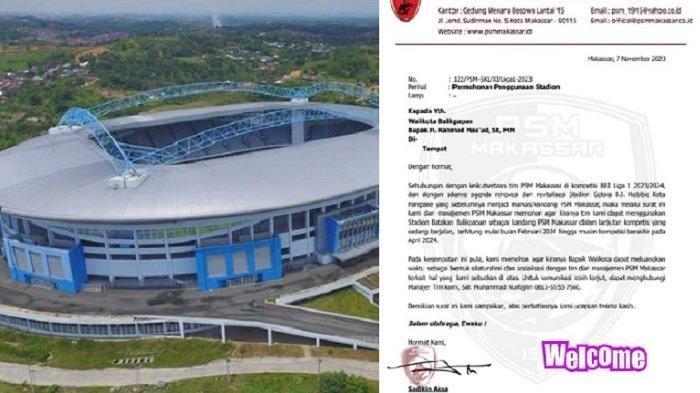 Manajemen PSM Makassar bersurat kepada Wali Kota Balikpapan untuk dapat menggunakan Stadion Batakan Balikpapan sebagai opsi markasnya.