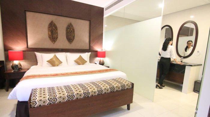 Kamar Suite di Grand Tjokro Hotel Balikpapan, Kalimantan Timur kena dampak positif karena adanya IKN Nusantara. 