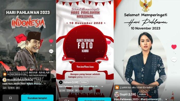 Berikut template CapCut Hari Pahlawan 2023, pakai twibbon video dengan mudah dan bagikan ke medsos.