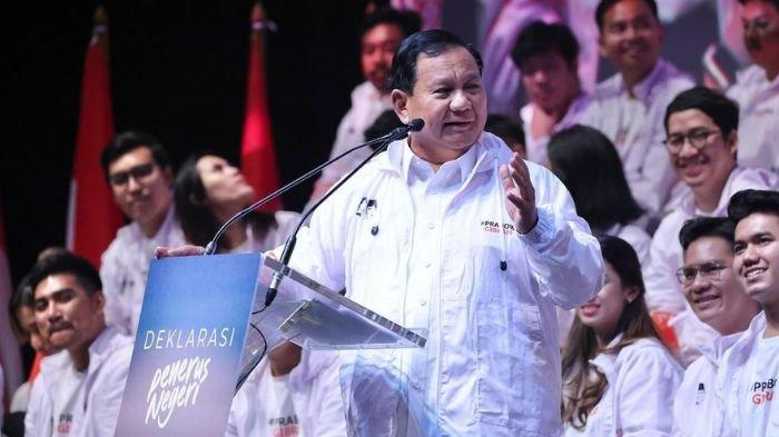 Prabowo, bakal calon Presiden 2024. Prabowo dan Gibran punya program unggulan di antaranya makan siang gratis untuk anak, ini sumber dananya.