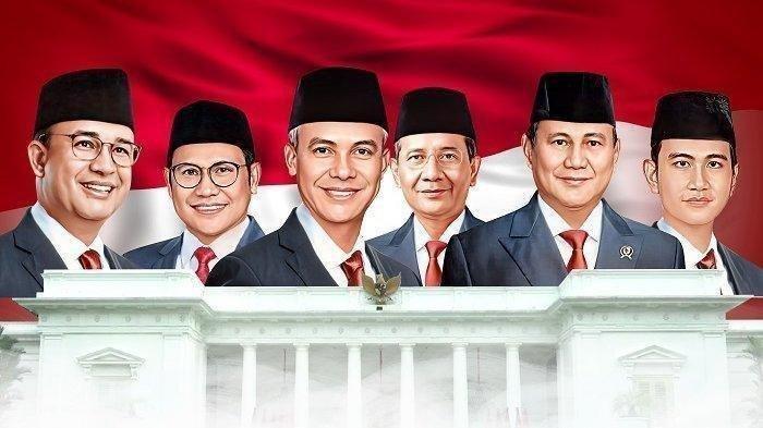 CAPRES CAWAPRES 2024 - Anies - Muhaimin, Ganjar - Mahfud dan Prabowo - Gibran. Inilah hasil survei capres terbaru November 2023 dan elektabilitas Capres Cawapres 2024.