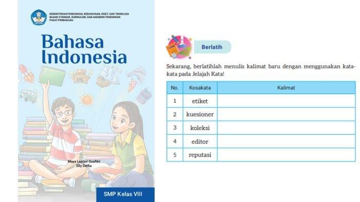 Soal Bahasa Indonesia kelas 8 SMP Kurikulum Merdeka halaman 96, cek kunci jawabannya.