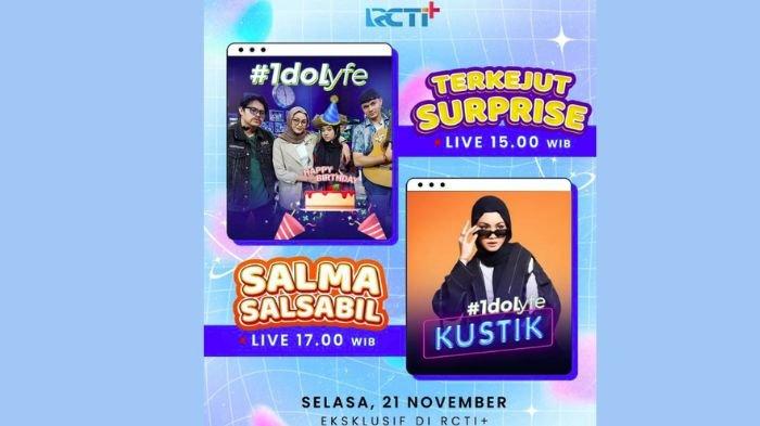 IdoLyfe sore ini edisi Nabila ulang tahun bersama Rony, Salma, dan Paul, akses live streaming RCTI.