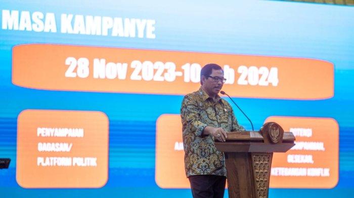 Pj Gubernur Jateng, Nana Sudjana mengatakan, pemilu di Jawa Tengah diharapkan tercipta secara damai, dan aman.