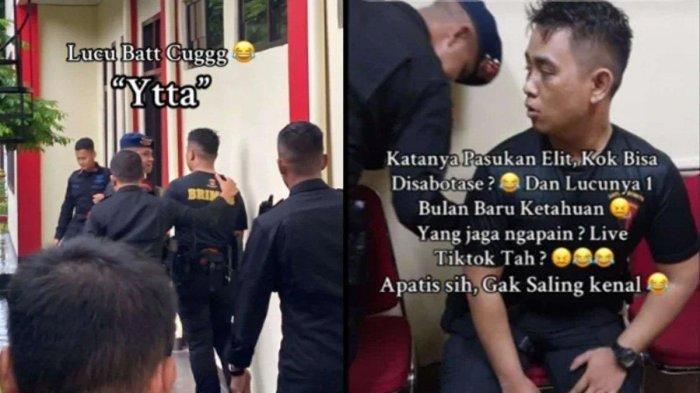 Aksi IHA sebagai Brimob gadungan yang jadi viral.