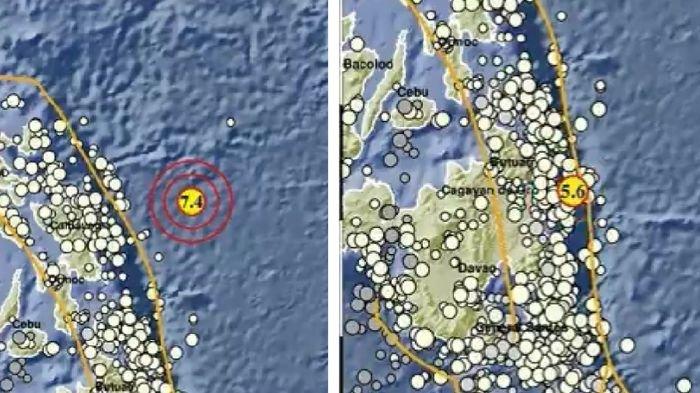 Gempa beruntun hari ini di Melonguane, Sulut