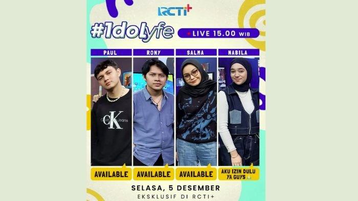 IdoLyfe hari ini bersama Paul, Rony, Salma. Nabila harus absen. Akses Live streaming RCTInya.