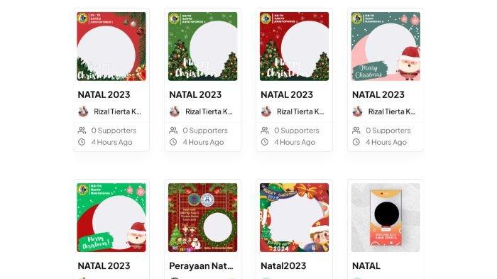 35 Link Twibbon Natal 2023 dan Tahun Baru 2024, Lengkap Cara Buat ...