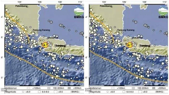 Gempa Sukabumi hari ini, Kamis (14/12/2023)