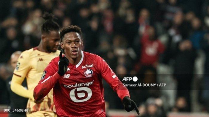 Striker Lille asal Kanada, Jonathan David. Terbaru, AC Milan dikabarkan masih menginginkan jasanya di jendela transfer Januari 2024.