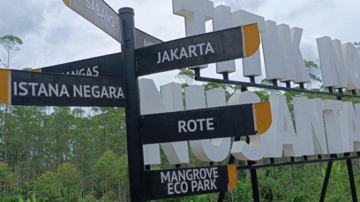 Ilustrasi kawasan Titik Nol IKN Nusantara.