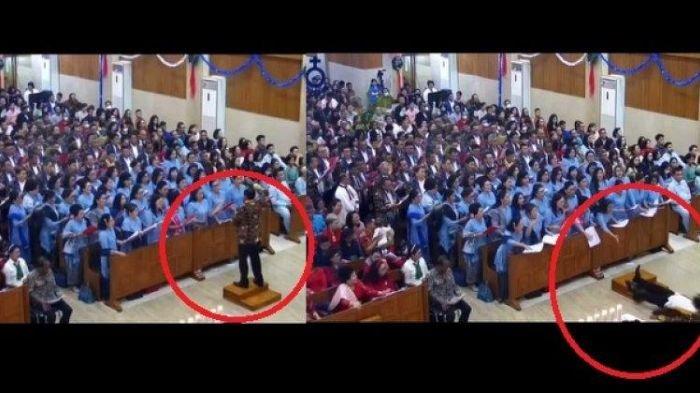 Detik-detik dirigen Desmon Hutapea meninggal dunia usai pimpin paduan suara pada malam Natal viral, videonya diunggah Hotman Paris dalam Instagramnya.