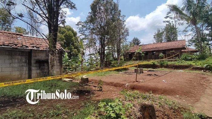 Lokasi penggergajian kayu milik Sarmo yang menjadi tempat penemuan kerangka manusia.