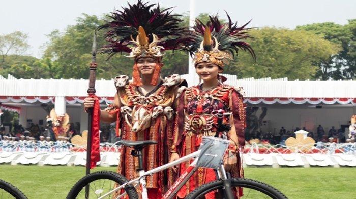 Keasang Pangarep menang sepeda.