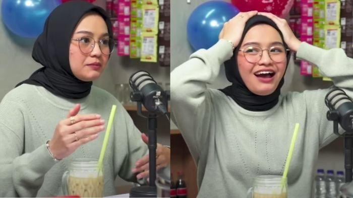 Salma Salsabil di Podcast Warung Kopi (PWK) cerita soal pengalamannya makan bakso saat masih kecil.