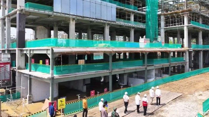 Progres proyek Hotel Nusantara besutan konsorsium Agung Sedayu Group (ASG) di Ibu Kota Nusantara (IKN) pada Rabu (20/12/2023). Konsorsium Agung Sedayu Grup di IKN Nusantara berubah nama. Ada dua investor baru yang namanya masuk dalam konsorsium. Djarum tegaskan tak terlibat