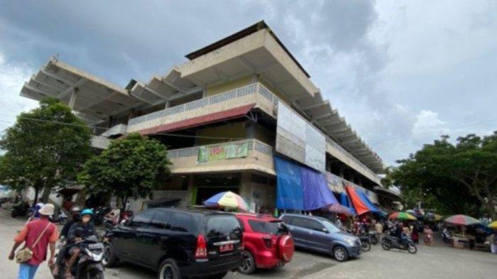 Pasar terpopuler, Pasar Pandansari di Kota Balikpapan, ditetapkan sebagai toko penyeimbang harga bahan pokok pertama di Kota Balikpapan, Kalimantan Timur, Minggu (7/1/2024).