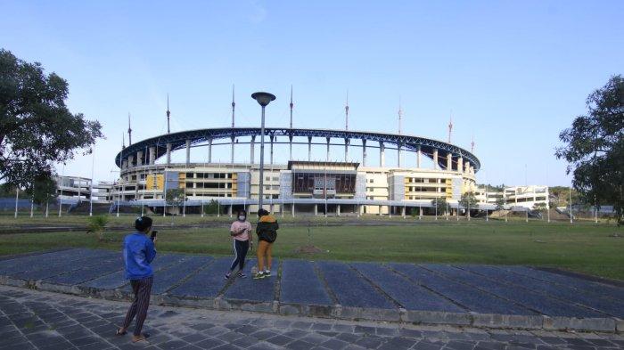 Stadion Palaran yang akan dilakukan renovasi dan akan dijadikan homebase sementara bagi Borneo FC Samarinda.TRIBUNKALTIM.CO/NEVRIANTO
