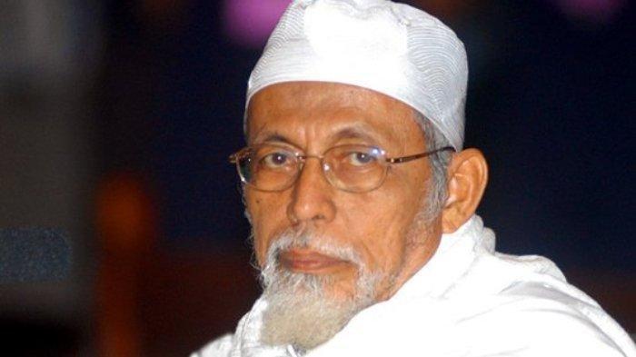 Potret Abu Bakar Ba'asyir. Beredar rekaman suara Abu Bakar Ba'asyir yang menyebut dirinya mendukung Anies Baswedan, alasannya terungkap.