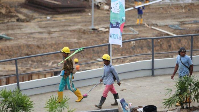 HAK PILIH PEKERJA - Pekerja di IKN Nusantara akan diakomodir hak pilihnya pada Pilpres 2024, Senin (22/1/2024). Saat ini dari data KPU PPU, telah ada sebanyak 1.703 orang pekerja IKN Nusantara, yang terdata dalam Daftar Pemilih Tetap Tambahan.