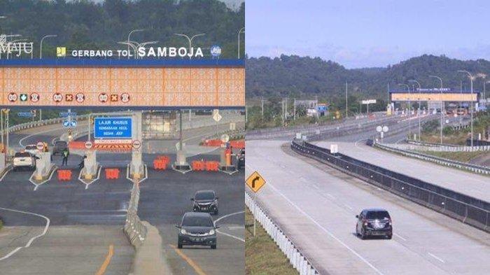 Tol Balikpapan- Samarinda - Arus lalulintas Tol Balikpapan-Samarinda .