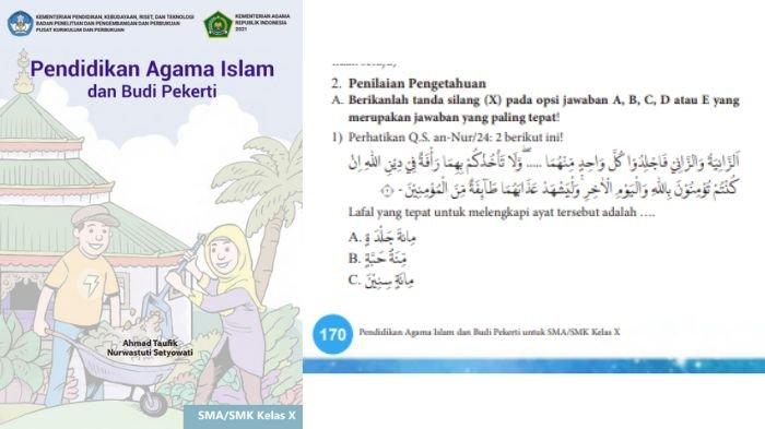 Soal Pendidikan Agama Islam kelas 10 halaman 170, cek kunci jawabannya.
