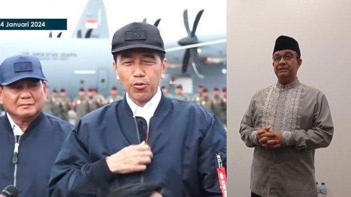 REAKSI ANIES - Jokowi beri pernyataan presiden bisa memihak di Pilpres 2024, Anies Baswedan pertanyakan