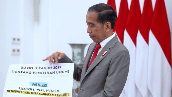 Presiden Joko Widodo saat memberikan keterangan pers soal hak presiden dan wakil presiden melakukan kampanye di Istana Bogor, Jawa Barat, Jumat (26/1/2024).